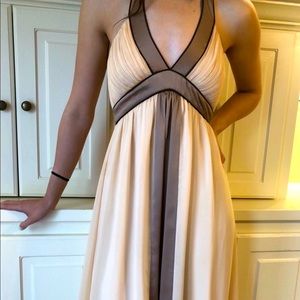 Max and Cleo halter cocktail dress, size 4.